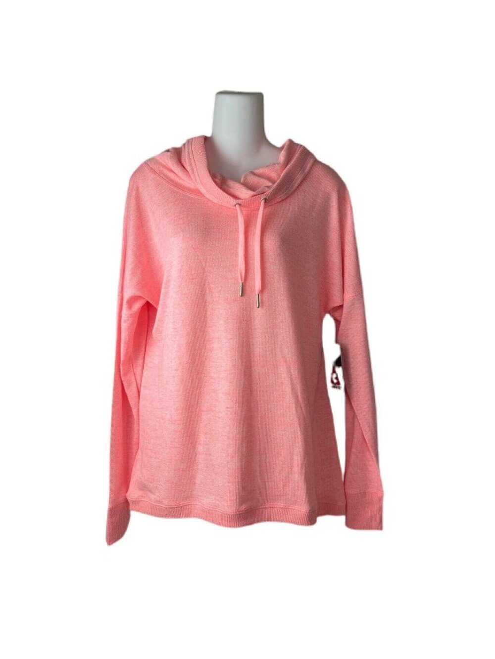 Gerry Womens Hooded Sweater Coral Pink Size Small Lightweight New